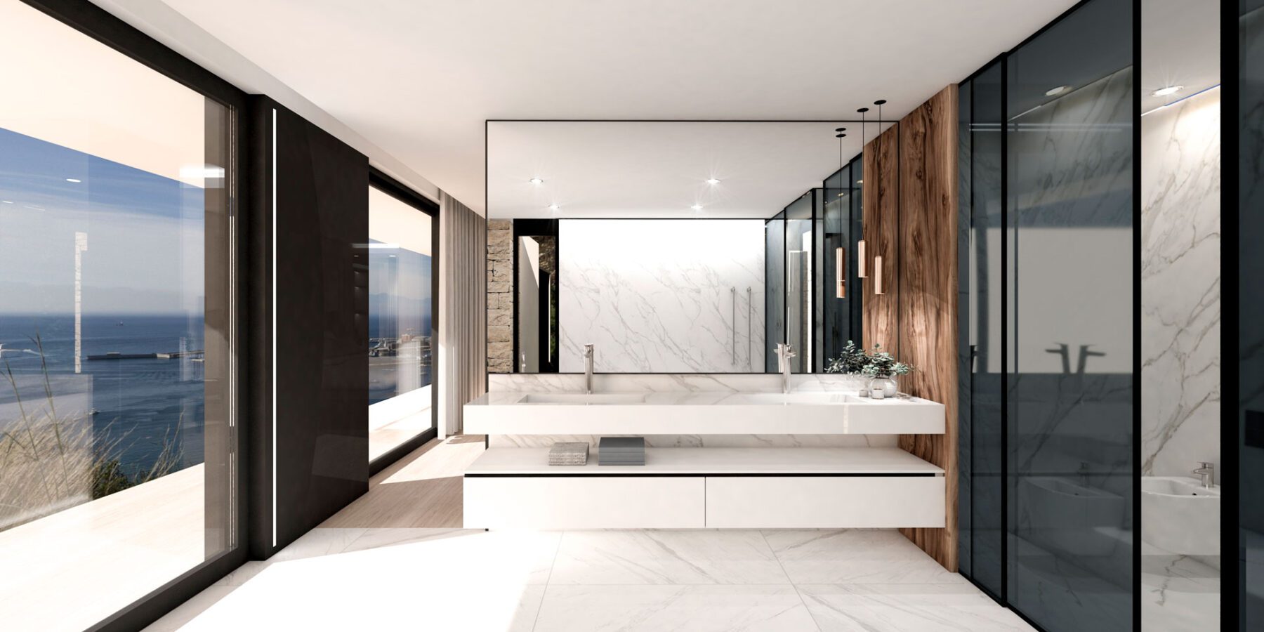 Villas Cap Martinet - Baño de la Suite